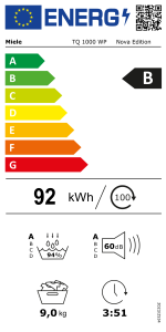 Energiesparlabel Nova Edition T2 TQ 1000 WP