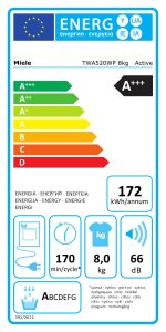 Energiesparlabel TWA 520 WP